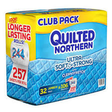 Quilted Northern Ultra Soft & Strong 32 Jumbo Rolls 915.3sqft