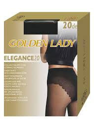 Golden Lady 20 Den Medium Navy Nylons