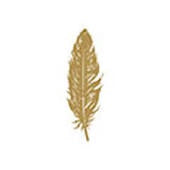 PPD Pure Feather Gold Napkin 33x33cm 20ct