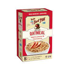 Bob's Red Mill  GF Instant Oatmeal Packet Apple Cinnamon 9.88oz