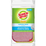 Scotch Brite Dobie Scrub + Wipe Cloth 2pk