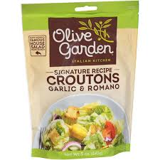 Olive Garden Garlic + Romano Croutons 5oz