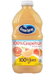 Ocean Spray 100% Grapefruit Juice 60oz