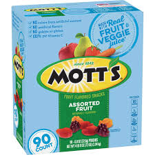 Mott's Assorted Fruit Snacks 90ct