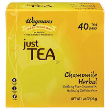 Wegmans Just Tea Chamomile Tea 40ct