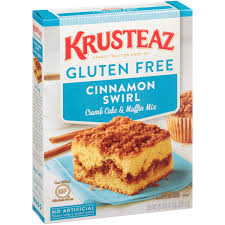 Krusteaz Gluten Free Cinnamon Swirl Crumb Cake + Muffin Mix 20oz