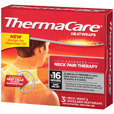 Thermacare Neck Pain Therapy Heatwraps 3ct