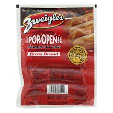 Zweigles Natural Casing Pop Open Premium Texas Brand  Red Hot Dogs 16oz