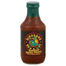 Dinosaur BBQ Sauce Roasted Garlic Honey 19oz