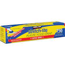 Kirkland Signature Stretch-Tite Plastic Wrap 750 sq ft