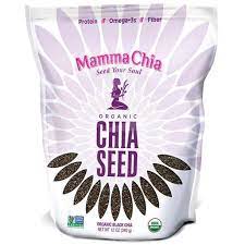 Mamma Organic Black Chia Seeds 12oz