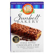 Sunbelt Bakery Fudge Dipped Chocolate Chip Granola Bars 10ct