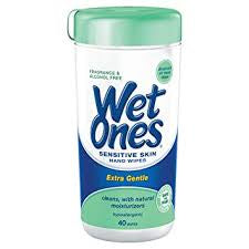 Wet Ones Hand Wipes Sensitive Skin 40ct