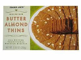 TJ Belgian Butter Almond Thins 7.5oz