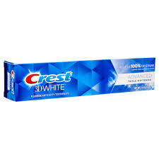 Crest 3D White Advanced Whitening Toothpaste 5.2oz