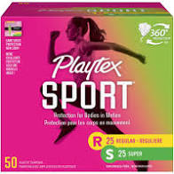 Playtex Sport Multipack Tampons - Plastic - Unscented 48ct