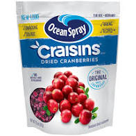 Ocean Spray Craisins Dried Cranberries 12oz