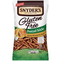 Snyder's Gluten Free Honey Mustard & Onion Pretzel Sticks 8oz