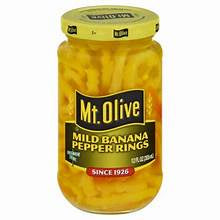 Mt Olive Mild Banana Pepper Rings 12oz