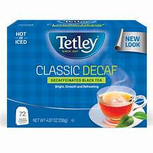 Tetley Tea Classic Decaf 72 bags