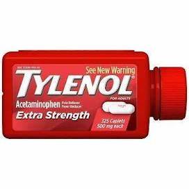 Tylenol Extra Strength 500 mg 325 Caplets