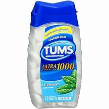 Tums Ultra Strength 1000 Peppermint 72 ct