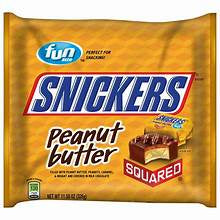 Snickers Peanut Butter Squared Fun Size Bars 11.5 oz