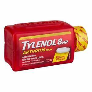 Tylenol 8 hr. Arthritis Pain 650 mg 290 caplets