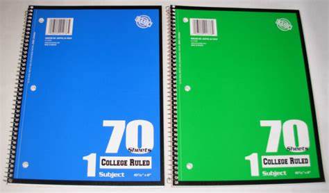 Greenroom Spiral Notebook College Ruled 70 Sheets