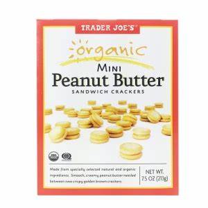 TJ Organic Mini Peanut Butter Sandwich Crackers 7.5oz