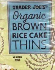 TJ Organic Brown Rice Cake Thins 4.8oz